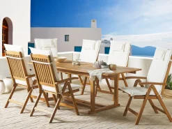 Shop Beliani 6Kpl Pehmustetyynysetti Luonnonvalkoinen Toscana/Java