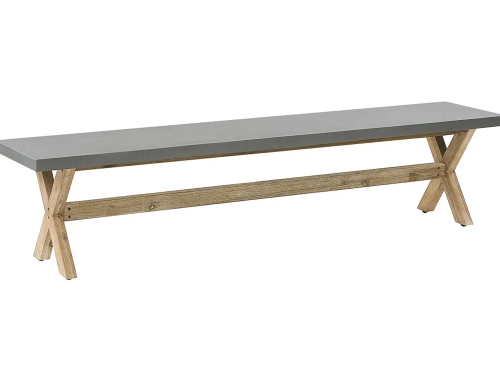 Fashion Beliani Kuitusementti Ulkopenkki Harmaa Olbia