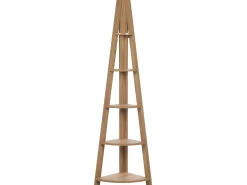 Säilytys<Beliani Kulmahylly 5 Hyllya Vaalea Puu Mobile Solo