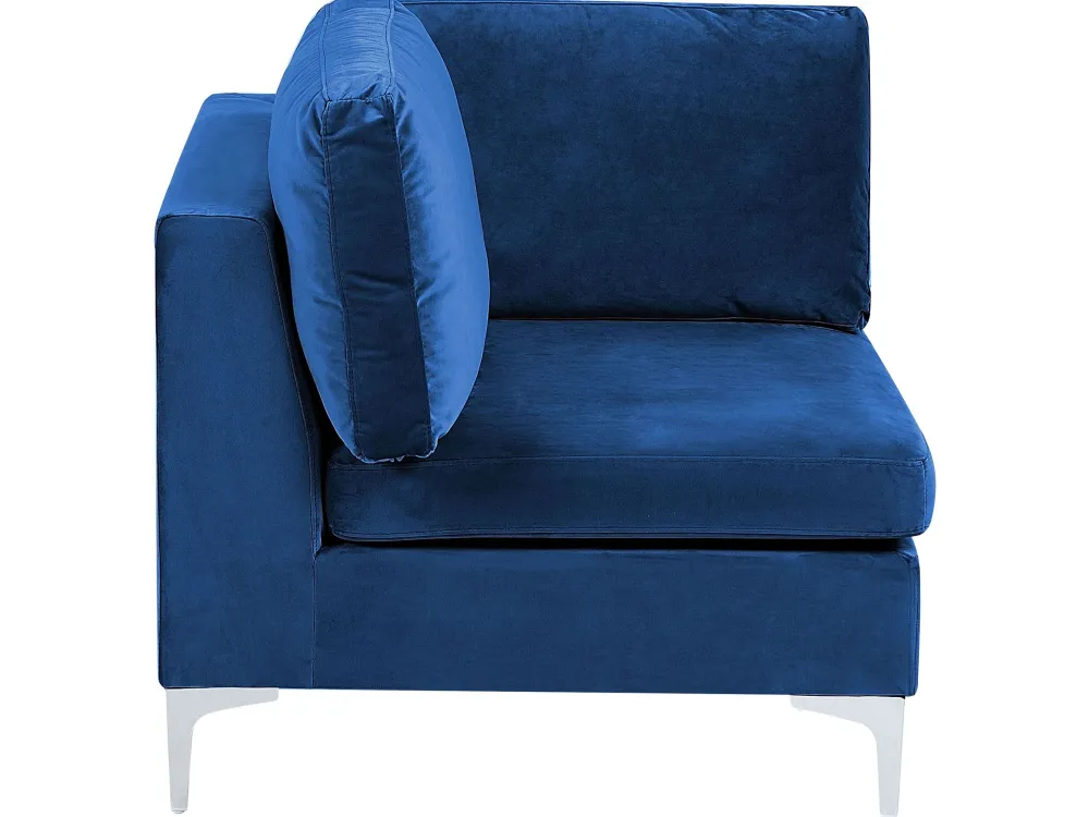 Clearance Beliani Kulmamoduuli Sametti Laivastonsininen Evja