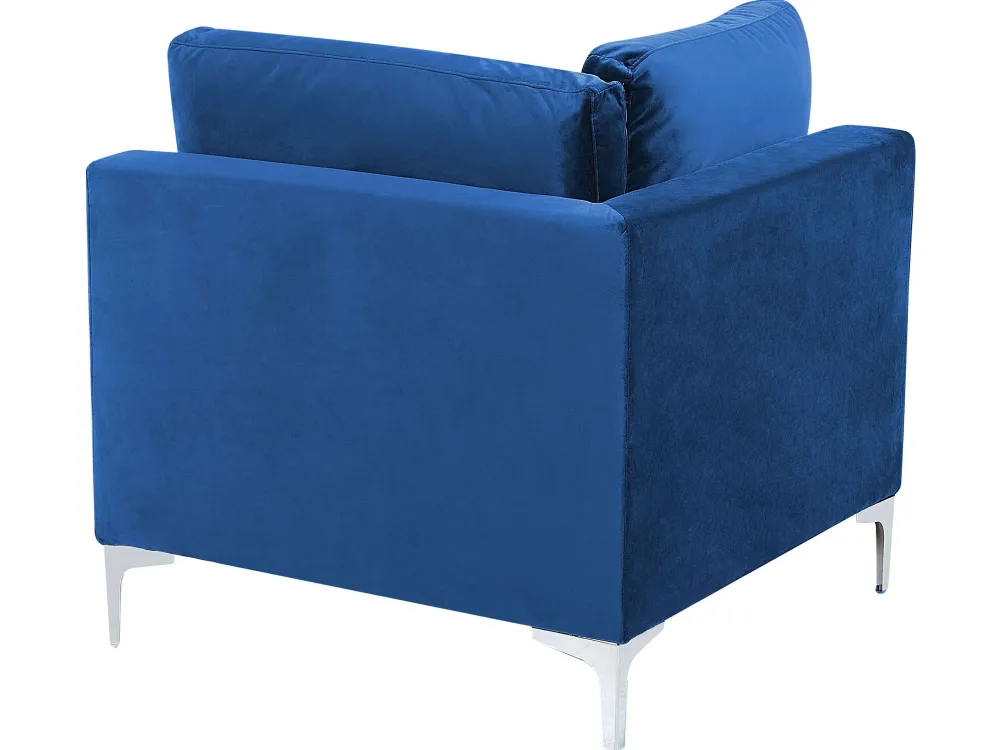 Clearance Beliani Kulmamoduuli Sametti Laivastonsininen Evja