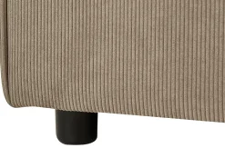 Nojatuolit<Beliani Kulmamoduuli Vakosametti Vaaleanruskea Aprica