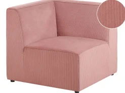 Cheap Beliani Kulmamoduuli Vakosametti Vaaleanpunainen Lemvig