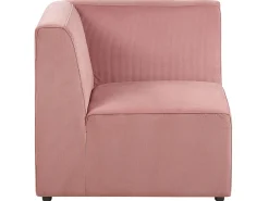 Cheap Beliani Kulmamoduuli Vakosametti Vaaleanpunainen Lemvig