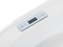 Kylpy- & Poreammeet<Beliani Kulmaporeamme Led-Valot Bluetooth-Kaiutin Valkoinen 150 X 114 Cm Milano