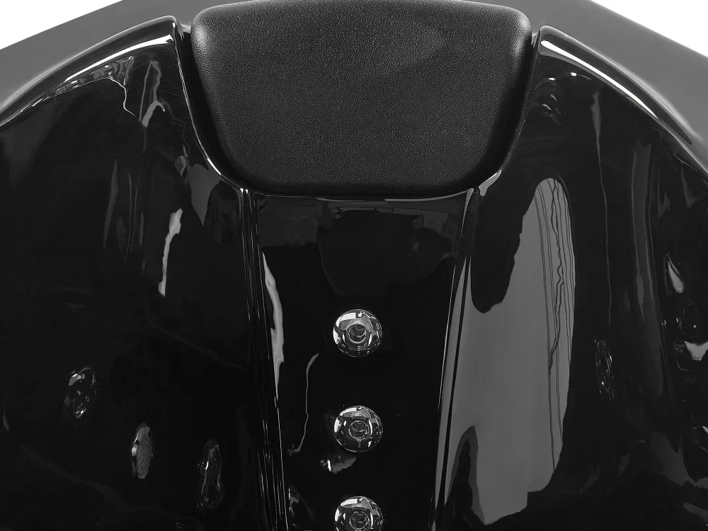 Kylpy- & Poreammeet<Beliani Kulmaporeamme Led-Valot Musta 205 X 146 Cm Tocoa