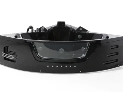 Kylpy- & Poreammeet<Beliani Kulmaporeamme Led-Valot Musta 214 X 155 Cm Martinica