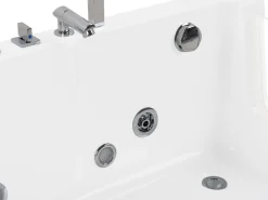 Kylpy- & Poreammeet<Beliani Kulmaporeamme Led-Valot Valkoinen 170 X 80 Cm Acuario