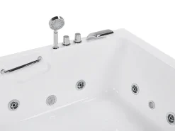 Online Beliani Kulmaporeamme Oikeak. Led-Valot Valkoinen 170 X 119 Cm Bayamo