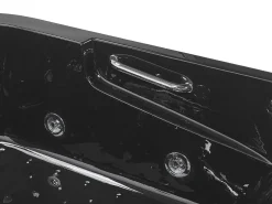 Kylpy- & Poreammeet<Beliani Kulmaporeamme Oikeak. Led-Valot Musta 170 X 119 Cm Bayamo