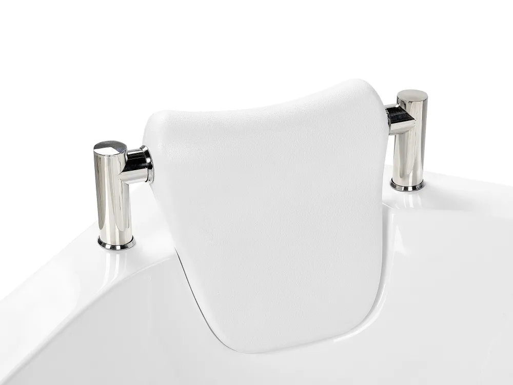 Kylpy- & Poreammeet<Beliani Kulmaporeamme Valkoinen 135 X 135 Cm Cantalla