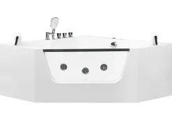 Kylpy- & Poreammeet<Beliani Kulmaporeamme Valkoinen 135 X 135 Cm Cantalla