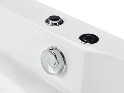 Kylpy- & Poreammeet<Beliani Kulmaporeamme Valkoinen 135 X 135 Cm Cantalla