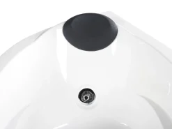 Discount Beliani Kulmaporeamme Vasenk. Led-Valot Valkoinen 150 X 100 Cm Neiva