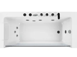 Kylpy- & Poreammeet<Beliani Kulmaporeamme Vasenk. Valkoinen 170 X 80 Cm Puquio