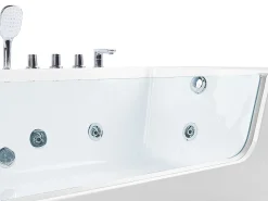 Kylpy- & Poreammeet<Beliani Kulmaporeamme Vasenk. Valkoinen 170 X 80 Cm Puquio