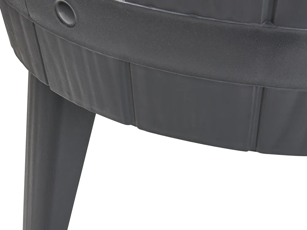 New Beliani Kylmapoyta Musta 48 Cm Silg