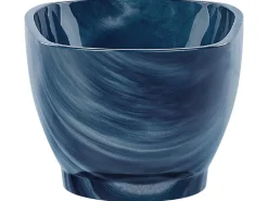 Cheap Beliani Kylpyamme Marmorikuvio Laivastonsininen 170 X 80 Cm Rioja