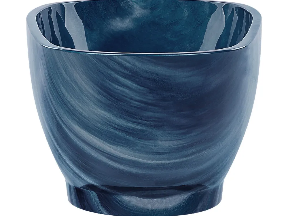 Cheap Beliani Kylpyamme Marmorikuvio Laivastonsininen 170 X 80 Cm Rioja