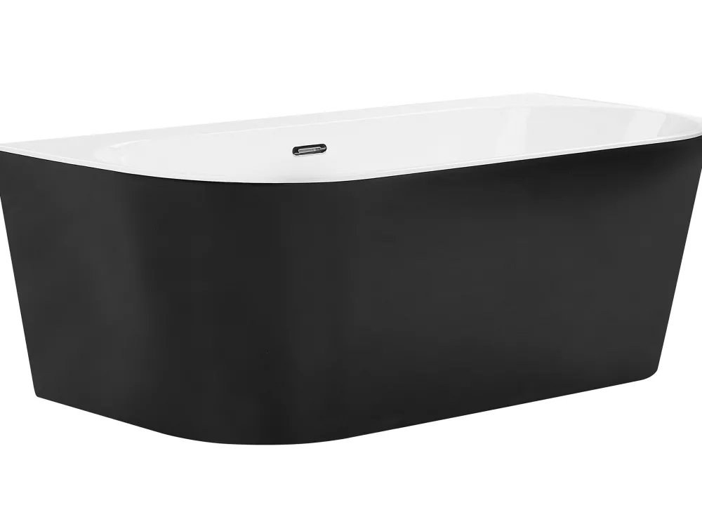 Kylpy- & Poreammeet<Beliani Kylpyamme Musta 170 X 80 Cm Harvey