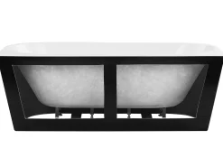 Kylpy- & Poreammeet<Beliani Kylpyamme Musta 170 X 80 Cm Harvey