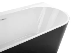 Kylpy- & Poreammeet<Beliani Kylpyamme Musta 170 X 80 Cm Harvey