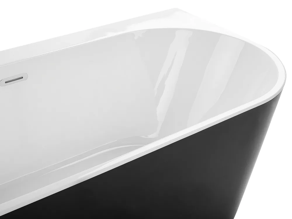 Kylpy- & Poreammeet<Beliani Kylpyamme Musta 170 X 80 Cm Harvey