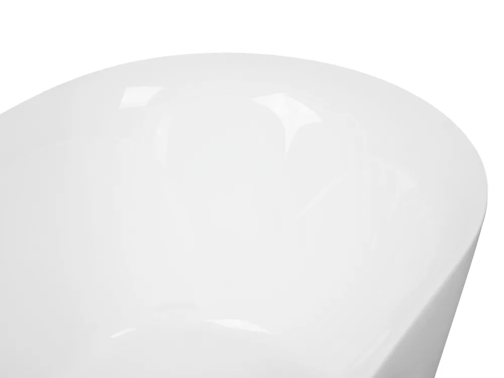 Shop Beliani Kylpyamme Vapaasti Seisova Valkoinen 180 X 80 Cm Carrera