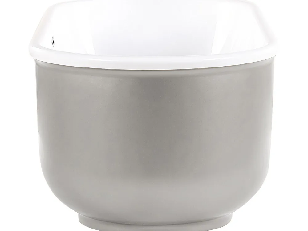 Kylpy- & Poreammeet<Beliani Kylpyamme Vapaasti Seisova Hopea 170 X 80 Cm Pinel