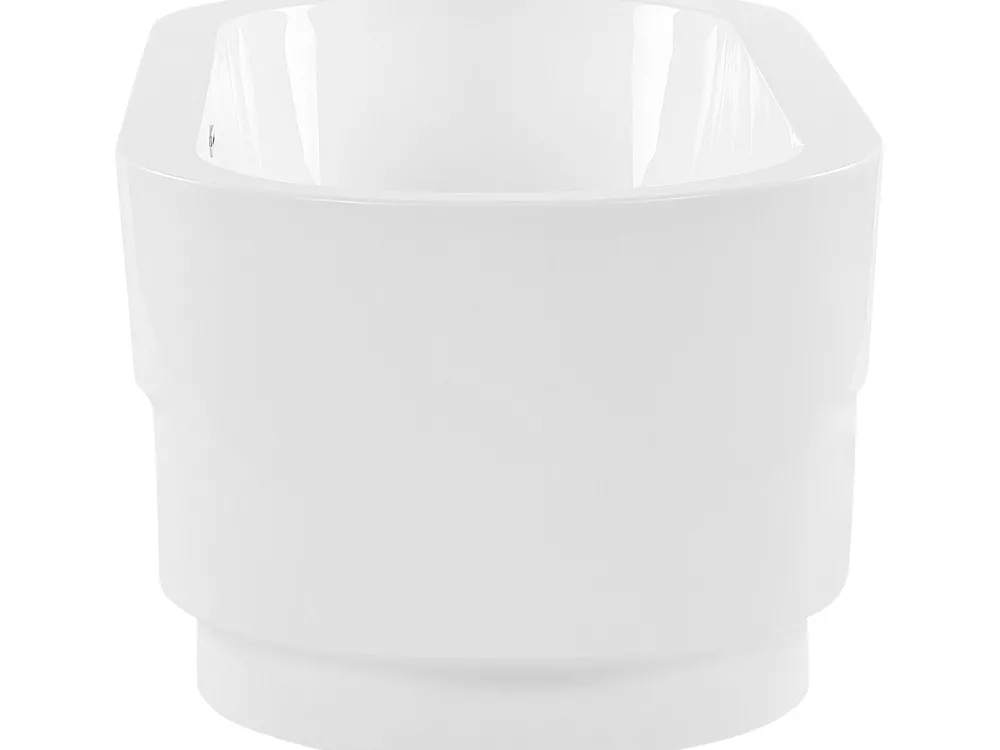 Shop Beliani Kylpyamme Vapaasti Seisova Valkoinen 170 X 80 Cm Empresa