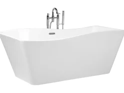 Kylpy- & Poreammeet<Beliani Kylpyamme Vapaasti Seisova Valkoinen 170 X 78 Cm Maravilla