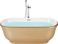 Fashion Beliani Kylpyamme Vapaasti Seisova Kulta 170 X 77 Cm Tesoro