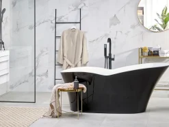 Cheap Beliani Kylpyamme Vapaasti Seisova Musta 170 X 80 Cm Dulcina