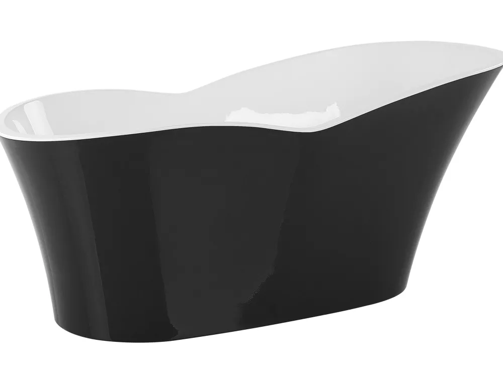 Cheap Beliani Kylpyamme Vapaasti Seisova Musta 170 X 80 Cm Dulcina