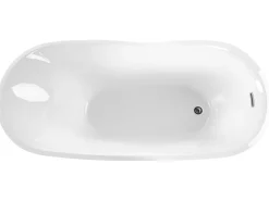 Cheap Beliani Kylpyamme Vapaasti Seisova Musta 170 X 80 Cm Dulcina