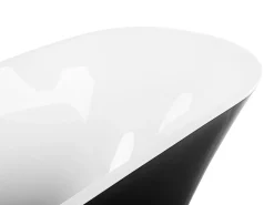 Cheap Beliani Kylpyamme Vapaasti Seisova Musta 170 X 80 Cm Dulcina