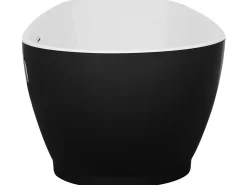 Flash Sale Beliani Kylpyamme Vapaasti Seisova Musta/Valkoinen 173 X 82 Cm Guiana