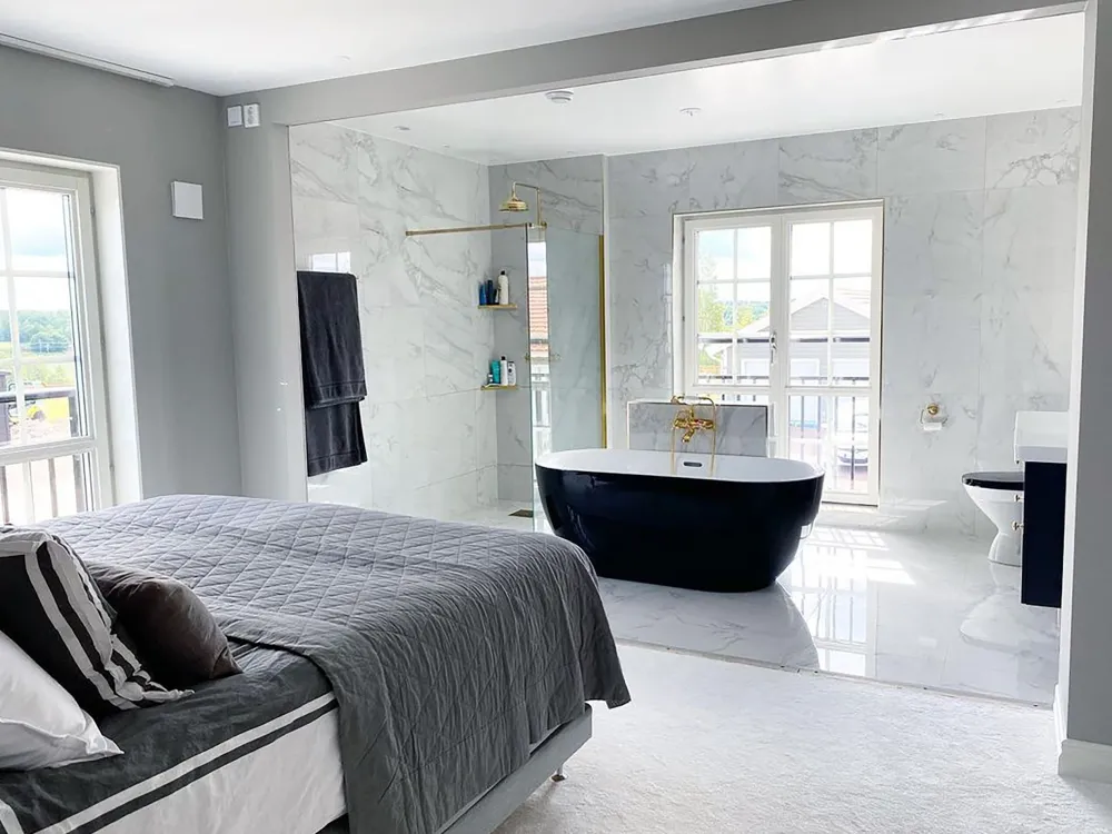 Store Beliani Kylpyamme Vapaasti Seisova Musta 170 X 77 Cm Tesoro