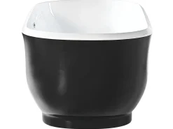 Store Beliani Kylpyamme Vapaasti Seisova Musta 170 X 77 Cm Tesoro