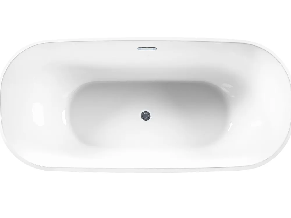 Store Beliani Kylpyamme Vapaasti Seisova Musta 170 X 77 Cm Tesoro