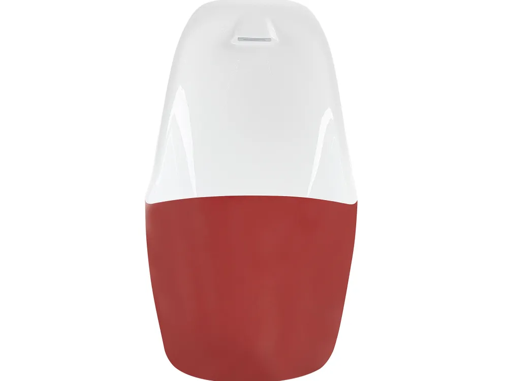 Kylpy- & Poreammeet<Beliani Kylpyamme Vapaasti Seisova Punainen 180 X 78 Cm Coco