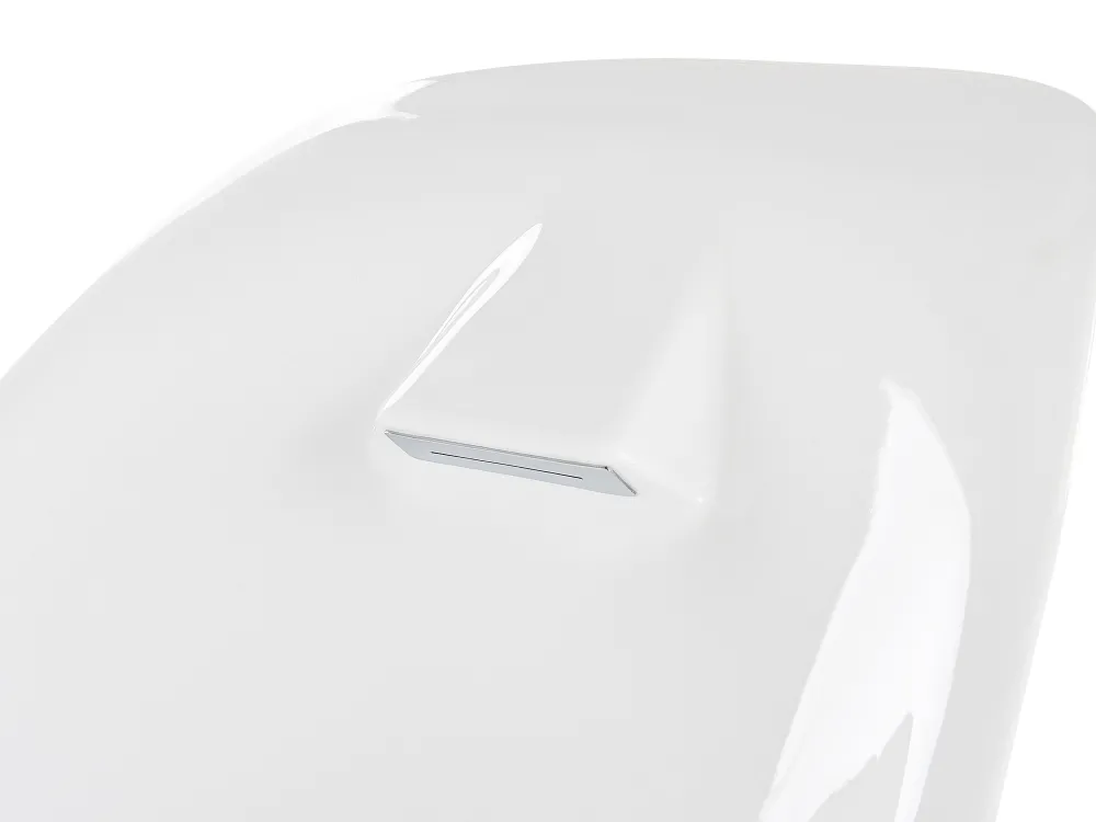 Kylpy- & Poreammeet<Beliani Kylpyamme Vapaasti Seisova Punainen 180 X 78 Cm Coco