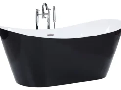 Kylpy- & Poreammeet<Beliani Kylpyamme Vapaasti Seisova Musta 180 X 78 Cm Antigua