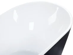 Kylpy- & Poreammeet<Beliani Kylpyamme Vapaasti Seisova Musta 180 X 78 Cm Antigua