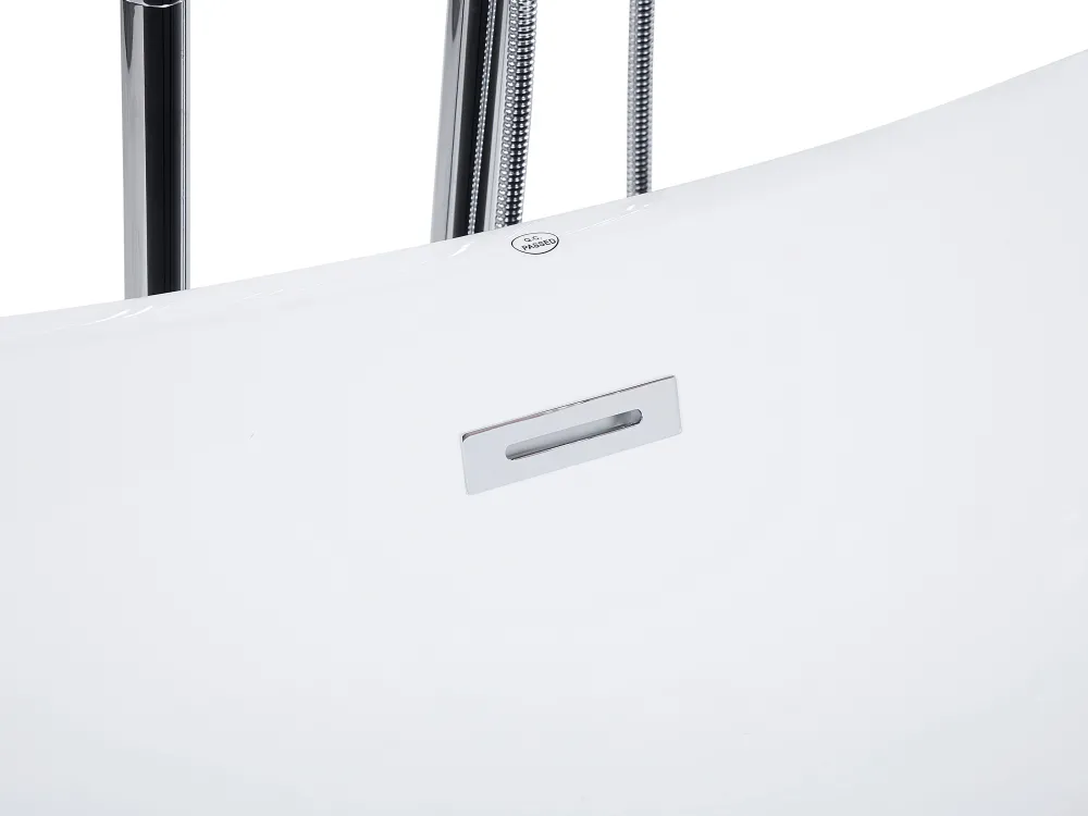 Kylpy- & Poreammeet<Beliani Kylpyamme Vapaasti Seisova Musta 180 X 78 Cm Antigua