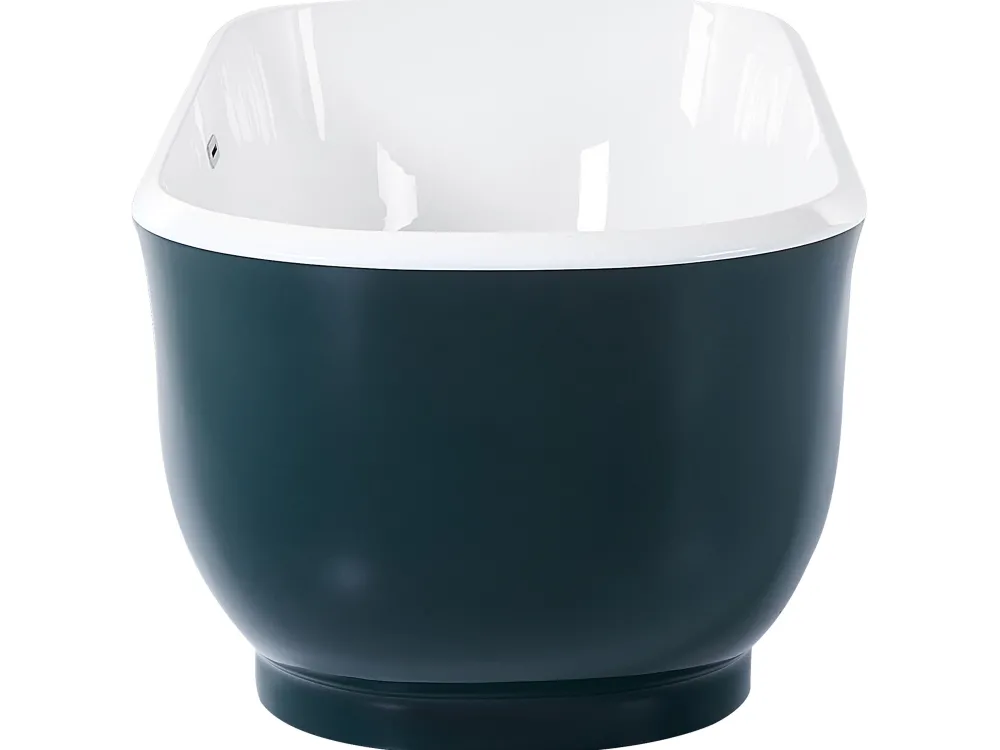 Kylpy- & Poreammeet<Beliani Kylpyamme Vapaasti Seisova Sinivihrea 170 X 77 Cm Tesoro