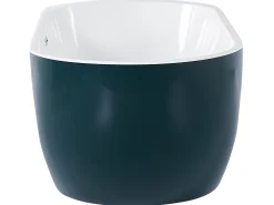 Discount Beliani Kylpyamme Vapaasti Seisova Sinivihrea 170 X 80 Cm Nevis