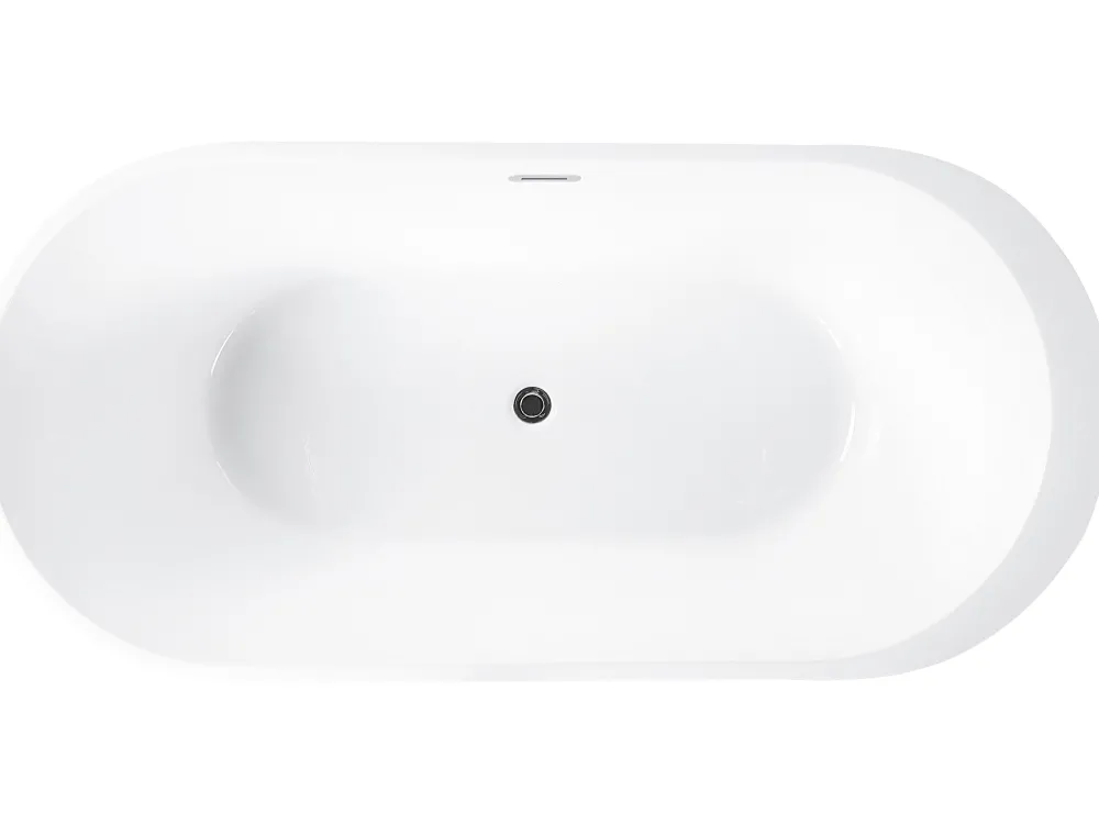 Discount Beliani Kylpyamme Vapaasti Seisova Sinivihrea 170 X 80 Cm Nevis