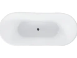 Kylpy- & Poreammeet<Beliani Kylpyamme Vapaasti Seisova Punainen 150 X 75 Cm Antigua