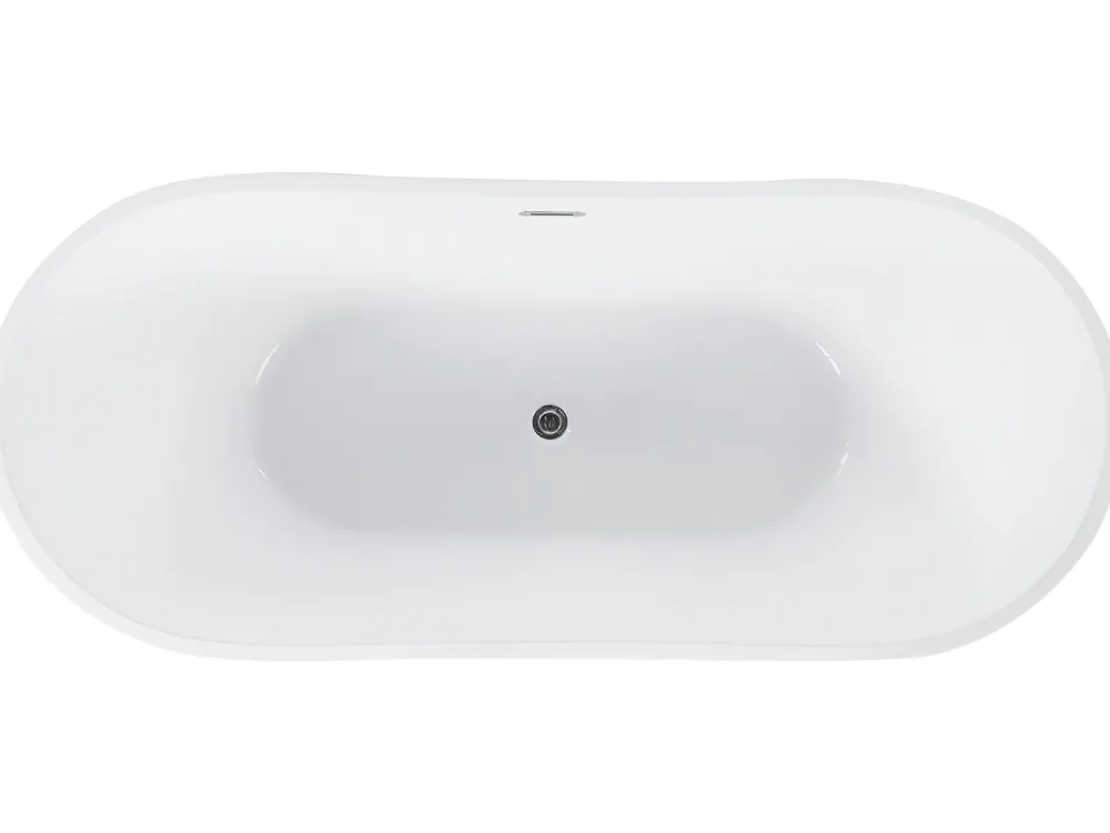 Kylpy- & Poreammeet<Beliani Kylpyamme Vapaasti Seisova Punainen 150 X 75 Cm Antigua